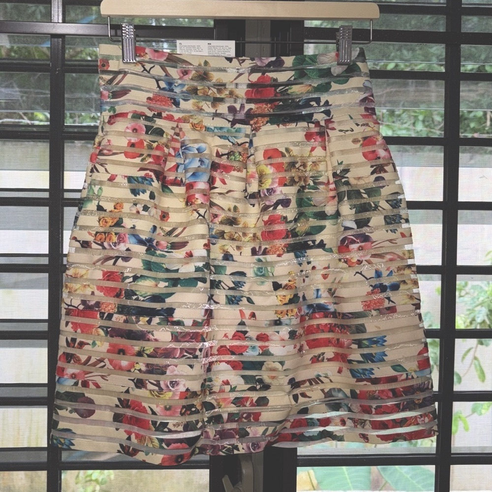 Ko ko Ailis Floral Striped Skirt